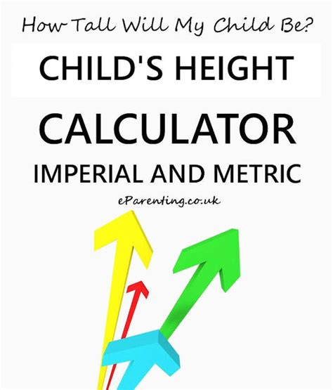 Childs Adult Height Calculator How Tall Will My Child Be