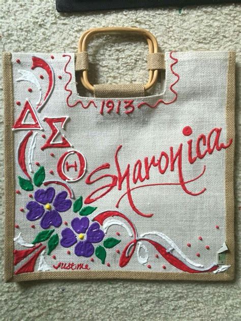 Totally Crushing Over My New Personalized Dst Sorority Bag