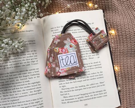 Bookmarks For Tea Lovers Tea Bag Bookmark Book Club Ts Etsy In