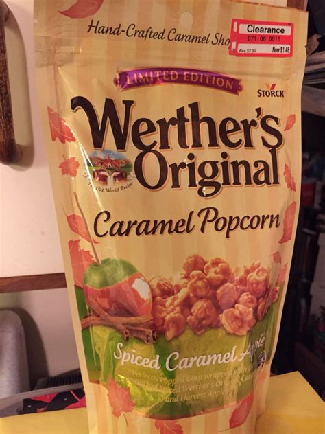 Storck Limited Addition Werthers Original Caramel Popcorn Spiced
