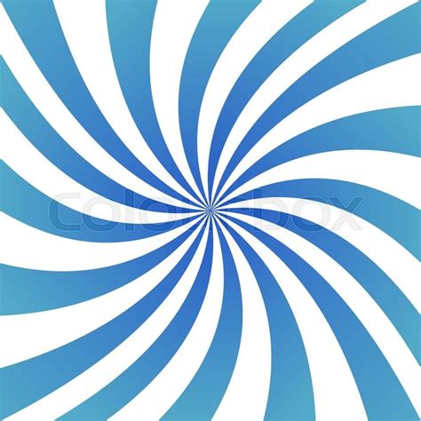 Light Blue Abstract Spiral Ray Design Stock Vector Colourbox