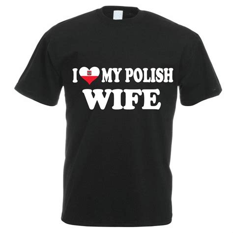 Design T Shirt O Neck Men Short Sleeve Best Friend S I Love My Polish