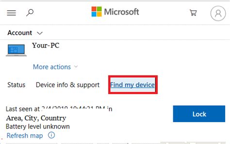 How To Setup Find My Device In Windows 10