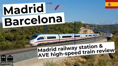 Madrid Barcelona On A Ave High Speed Train The Most Populair Bullet