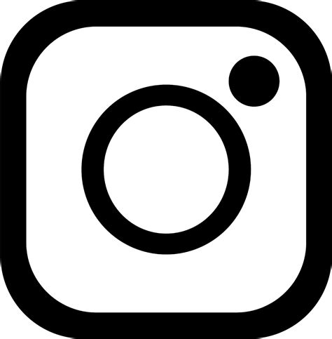 Download Hd Instagram Logo Black Borders Png Transparent Background