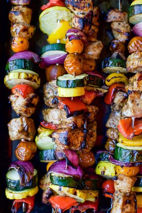 Balsamic Grilled Chicken Kabobs Recipe Easy Summer Grilling