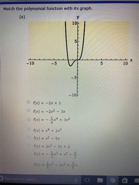 F(x) = 6x1 + 5x2 ® max. Solved: Match The Polynomial Function With Its Graph. F(x ...