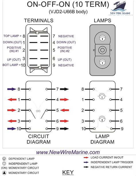 Wiring Diagram For Illuminated Rocker Switch