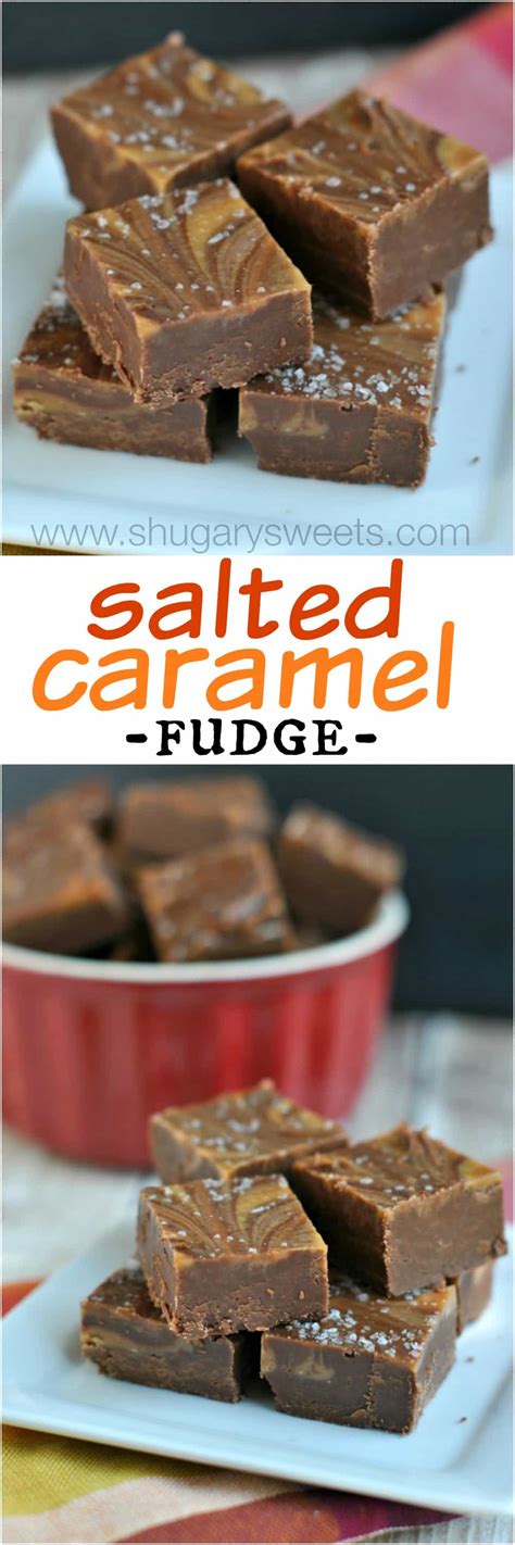 Salted Caramel Mocha Fudge Shugary Sweets