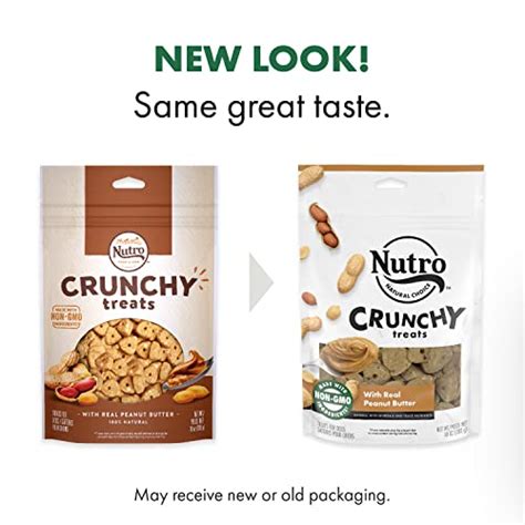Nutro Crunchy Dog Treats With Real Peanut Butter 10 Oz Bag Educateddogs