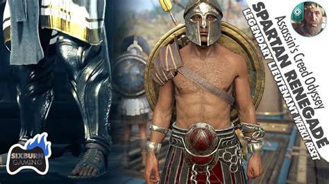 Spartan Renegade And Winged Greaves Assassins Creed Odyssey Sargon