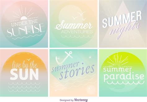 Pastel Summer Time Backgrounds Download Free Vector Art