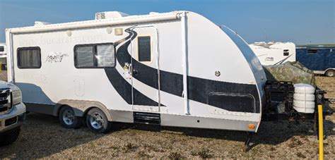 2007 Kz Mxt 22 Toy Hauler Travel Trailers And Campers Red Deer Kijiji