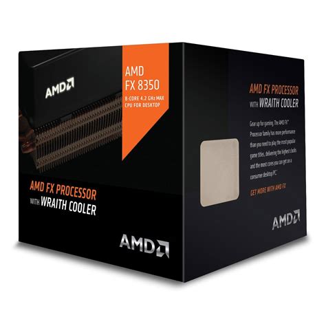 Amd Fx8350 Black Edition Am3 8 Core Cpu With Wraith Cooler Ln74810