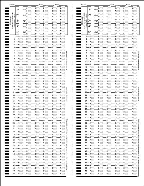 Pearson Print Test Sheet And Evaluation Testing Sheet Zip Scan