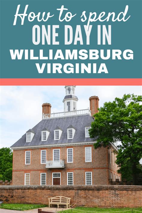 What To Do With One Day In Colonial Williamsburg In 2020 Williamsburg