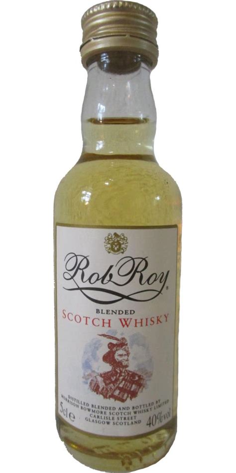 Rob Roy Blended Scotch Whisky Ratings And Reviews Whiskybase