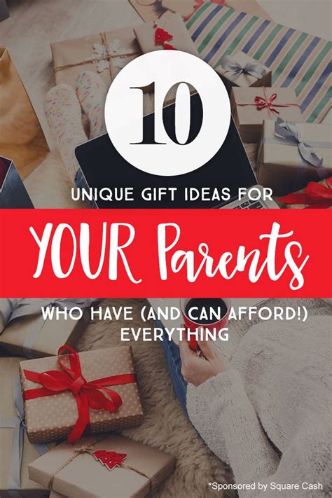 The gift is not taxable. 10 Gift Ideas for *YOUR* Parents (Who Have Everything ...
