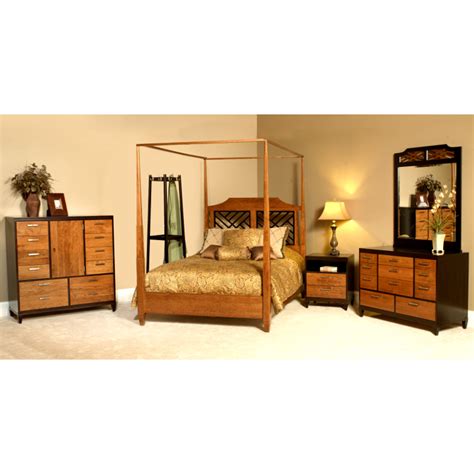 Our multiple collections feature everything from headboards to storage benches. Amish Margate Canopy Bed | USA Made Bedroom Set | American ...