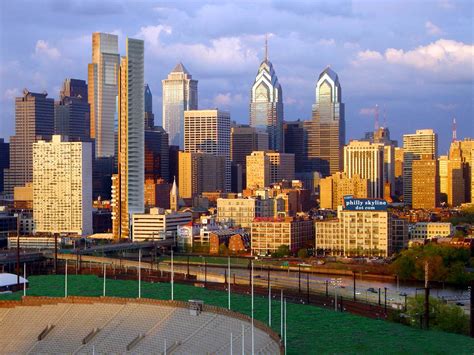 77 Philadelphia Skyline Wallpaper