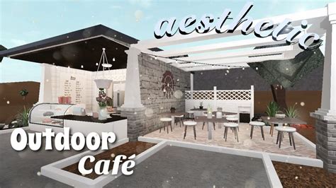 Bloxburg Cute Outdoor Cafe Youtube Outdoor Cafe Restaurants