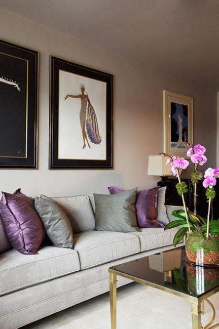 Modern Home Decorating Ideas Blending Purple Color Into Creative