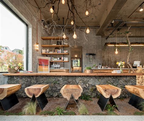 Cafe That Resembles Jeju Island Starsis Archdaily