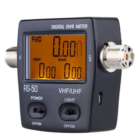 Digital Power Meter Led Backlight Swr Standing Wave Ratio Watt Meter
