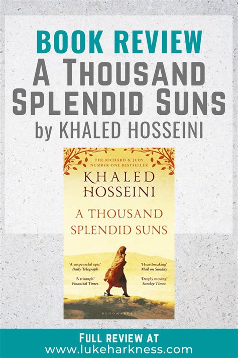 Book Review A Thousand Splendid Suns By Khaled Hosseini