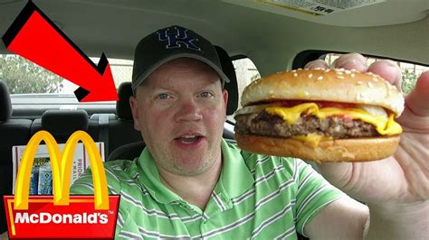 McDonald S New Fresh Beef Quarter Pounder Reed Reviews YouTube