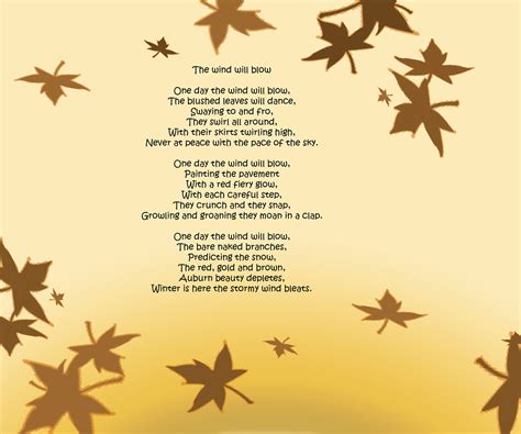 Autumn Leaf Poems