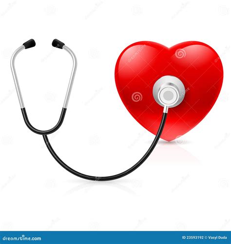 Stethoscope And Heart Stock Vector Illustration Of Medical 23593192