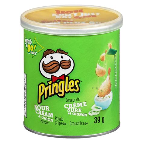 Pringles Mini Can Sour Cream Onion Potato Chips Stongs Market