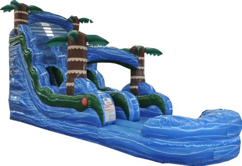 18ft Blue Water Slide Bounce House ~ Jumper Bee Entertainment