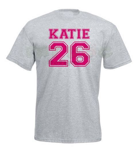 Varsity Style Number And Name Custom T Shirt By Fatdogdesignsstore