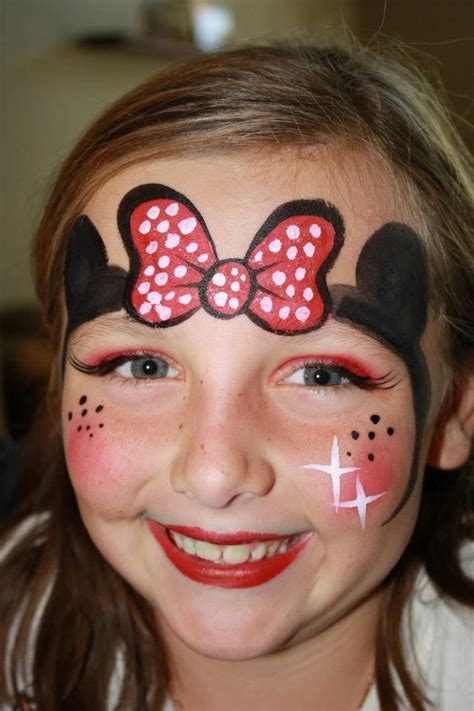 Mickey Mouse Face Painting Girl Face Painting Face Painting Easy