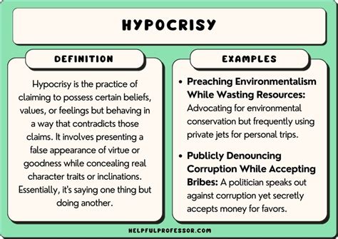 18 Hypocrisy Examples 2024