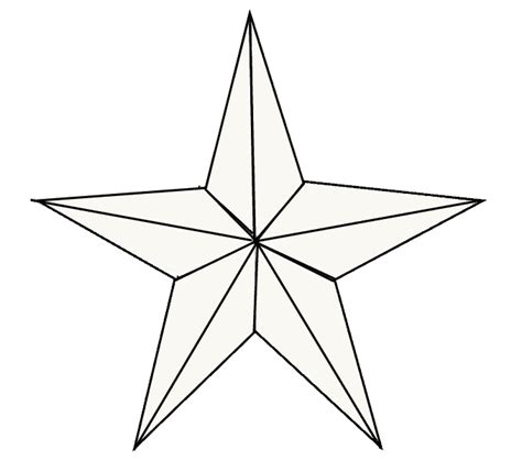 How To Draw A Star Step By Step Tutorial Easy Drawing Guides