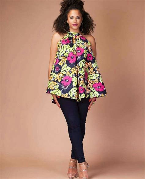 15 Latest Ankara Top Styles For Trendy Ladies African Attire African Fashion African Fashion