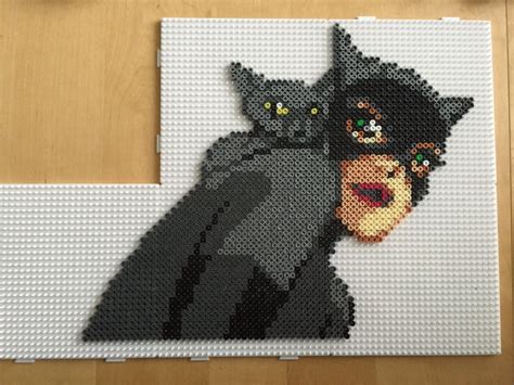 Catwoman Batmanthe Animated Series Hama Perler Beads By Beadsbygeeks