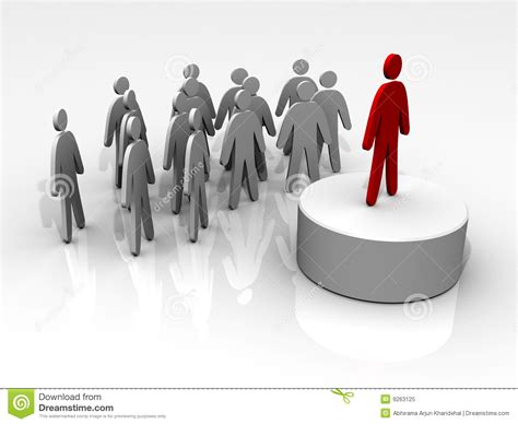 Leader Leading People Royalty Free Stock Photo - Image: 9263125