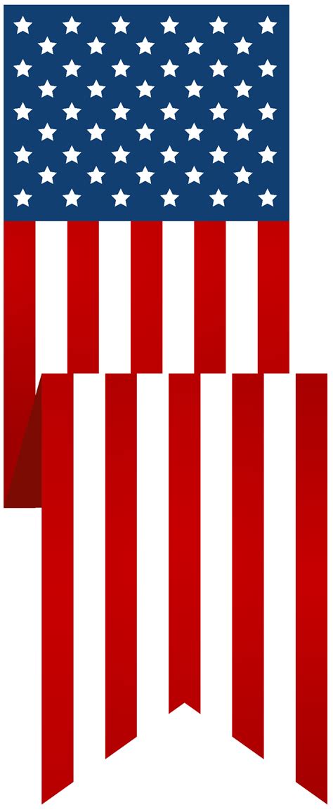 Download High Quality American Flag Clipart Vertical Transparent Png