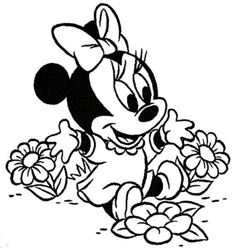 Minnie Mouse Line Drawing At Getdrawings Free Download