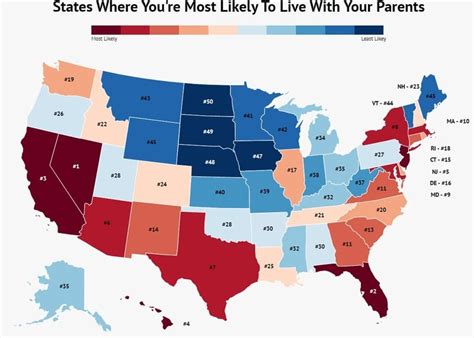 States Where Youre Most Likely To Live With Mom Zippia