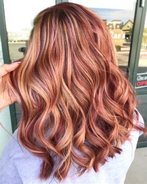 19 Best Red And Blonde Hair Color Ideas Of 2019 Red Hair With Blonde