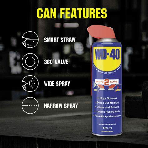 Wd 40 Multi Use Smart Straw Lubricant Penetrant Spray