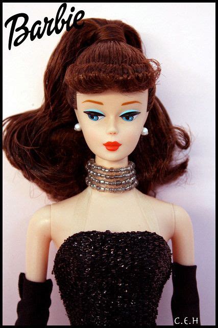 barbie solo in the spotlight brunette vintage reproductions 1995 barbie collection barbie