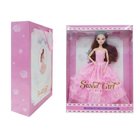 Pink Barbie Doll Toy Packaging Boxes With Window Buy Barbie Doll