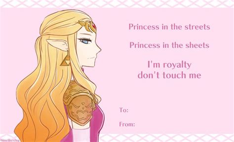 Zelda Valentine Card By Himelikestea Valentines Cards Princess Zelda