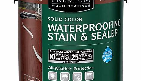 BEHR Premium 1 gal. Deep Base Solid Color Waterproofing Exterior Wood
